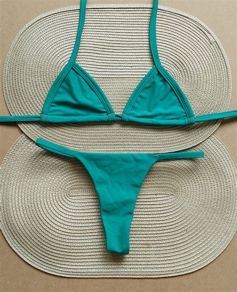 biquíni fio dental portugal|SHEIN Swim Conjunto de biquíni de praia de fio dental com aro liso